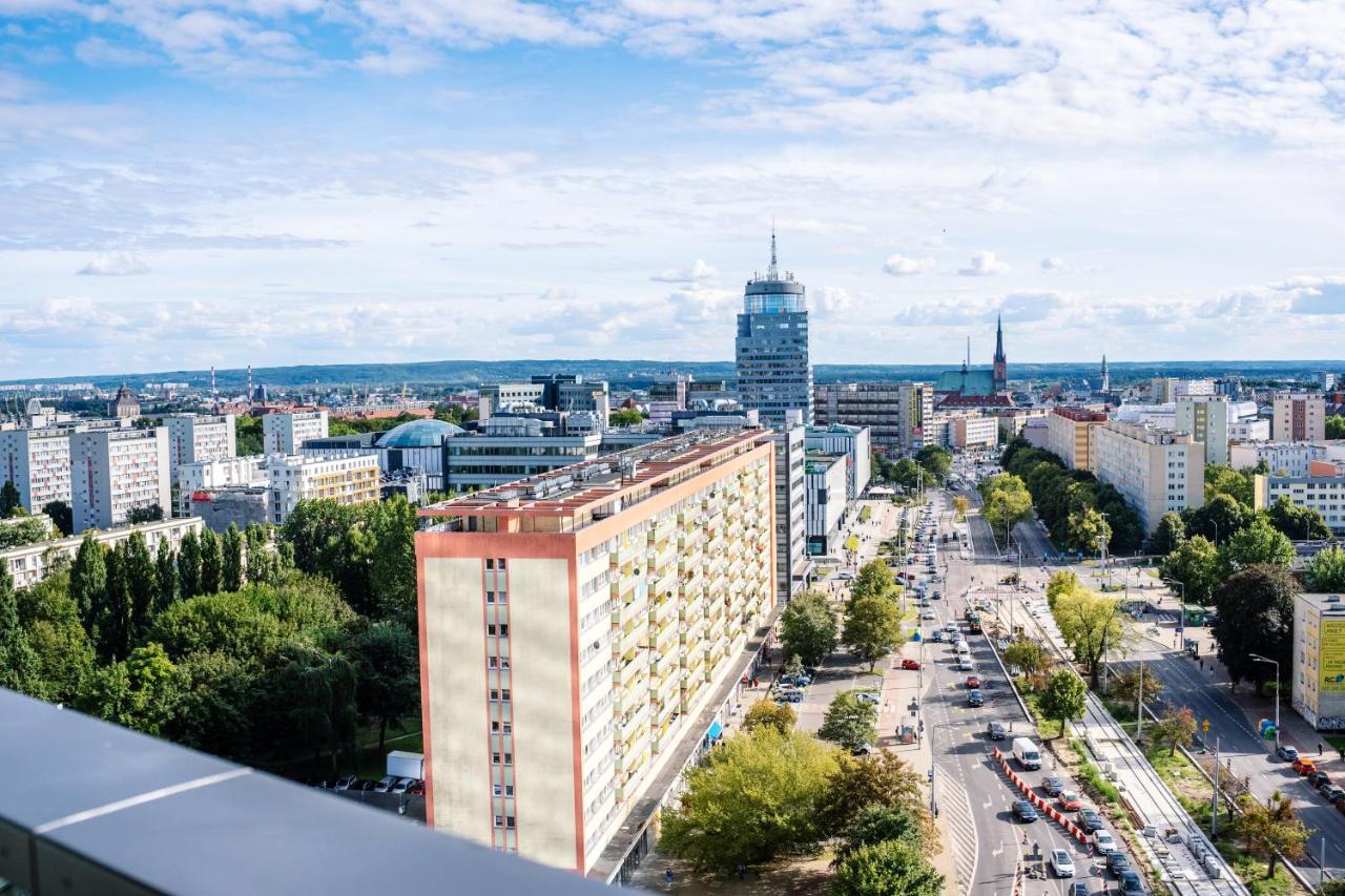 Hanza Tower City View 13Th Floor Szczecin Exterior photo
